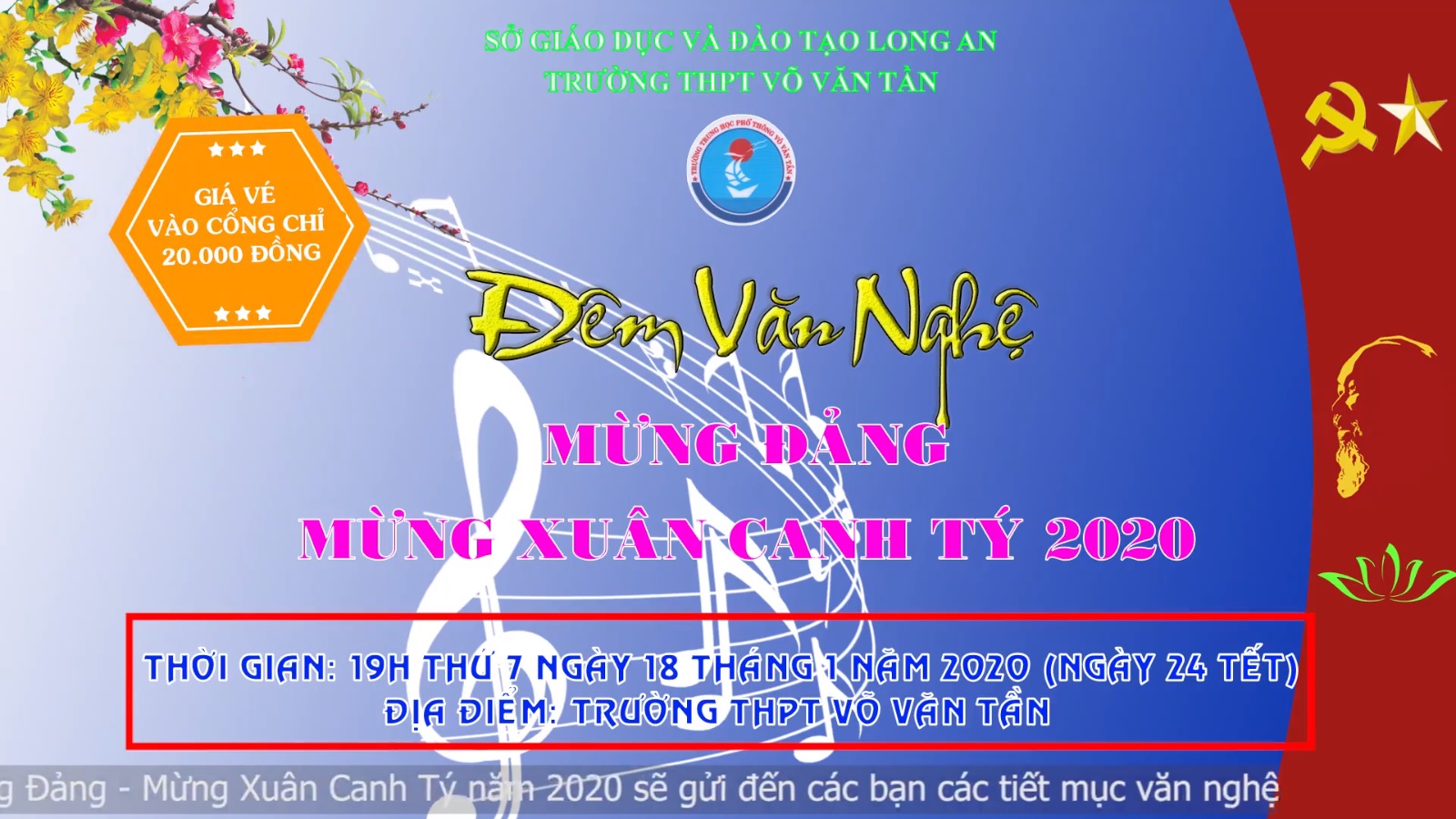 💕 Đêm Văn Nghệ Mừng Đảng Mừng Xuân Canh Tý năm 2020.